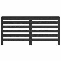 Vidaxl prevleka za radiator črni hrast 175x20x82 cm inženirski les