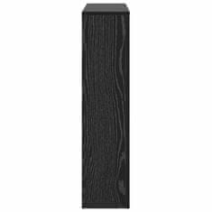 Vidaxl Pokrov radiatorja Črni hrast 104x20x82 cm Inženirski les