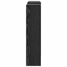 Vidaxl Pokrov Radiatorja Črni Hrast 205x21.5x83.5 cm