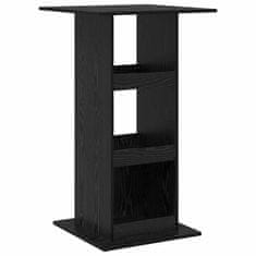 Vidaxl Barska miza Črna Orehovina 60 x 60 x 100 cm Konstruiran les