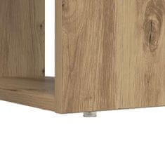 Vidaxl Miza s polico artisan hrast 113 x 54 x 120 cm Konstruiran les