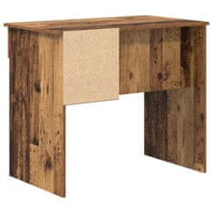 Vidaxl Miza s predalom Star les 90 x 49.5 x 75 cm Konstruiran les