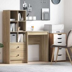Vidaxl Miza sonoma hrast 60 x 40 x 76 cm Konstruiran les