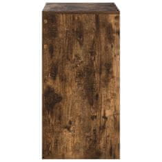 Vidaxl Miza Dimljeni hrast 60 x 40 x 76 cm Konstruiran les