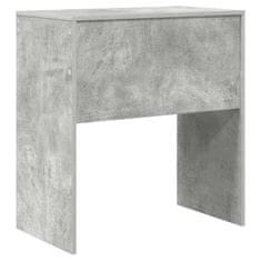 Vidaxl Miza Betonsko siva 70 x 40 x 76 cm Konstruiran les