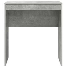Vidaxl Miza Betonsko siva 70 x 40 x 76 cm Konstruiran les