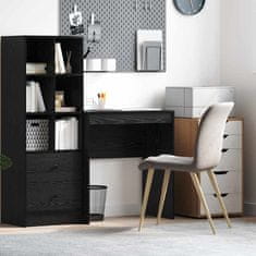 Vidaxl Miza Črni hrast 70 x 40 x 76 cm Konstruiran les