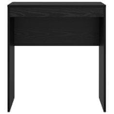 Vidaxl Miza Črni hrast 70 x 40 x 76 cm Konstruiran les