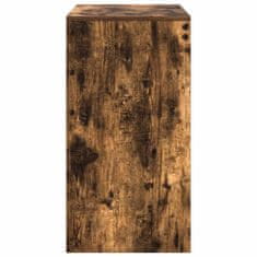 Vidaxl Miza Dimljeni hrast 70 x 40 x 76 cm Konstruiran les