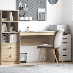Vidaxl Miza sonoma hrast 100 x 40 x 76 cm Konstruiran les