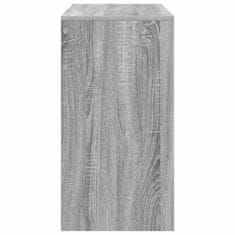 Vidaxl Miza Siva sonoma 90 x 40 x 76 cm Konstruiran les