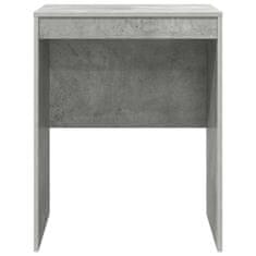 Vidaxl Miza Betonsko siva 60 x 50 x 76 cm Konstruiran les