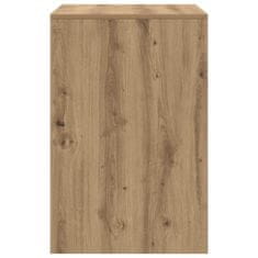 Vidaxl Miza artisan hrast 60 x 50 x 76 cm Konstruiran les