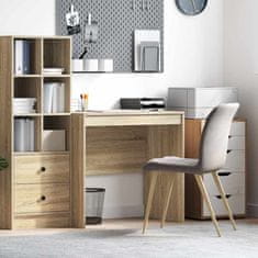 Vidaxl Miza sonoma hrast 80 x 50 x 76 cm Konstruiran les