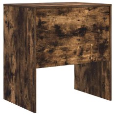 Vidaxl Miza Dimljeni hrast 70 x 50 x 76 cm Konstruiran les