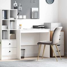 Vidaxl Miza Bela 90 x 50 x 76 cm Konstruiran les