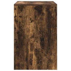 Vidaxl Miza Dimljeni hrast 70 x 50 x 76 cm Konstruiran les
