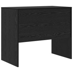 Vidaxl Miza Črni hrast 90 x 50 x 76 cm Konstruiran les