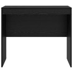 Vidaxl Miza Črni hrast 90 x 50 x 76 cm Konstruiran les
