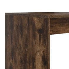 Vidaxl Miza Dimljeni hrast 108 x 55 x 103.5 cm Konstruiran les