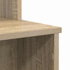 Vidaxl Miza s shrambnim prostorom sonoma hrast 120.5 x 44 x 88.5 cm