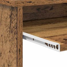 Vidaxl Miza s shrambnim prostorom Star les 120.5 x 44 x 88.5 cm