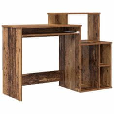 Vidaxl Miza s shrambnim prostorom Star les 120.5 x 44 x 88.5 cm