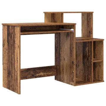 Vidaxl Miza s shrambnim prostorom Star les 120.5 x 44 x 88.5 cm