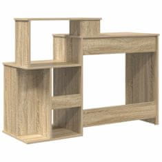 Vidaxl Miza s shrambnim prostorom sonoma hrast 120.5 x 44 x 88.5 cm