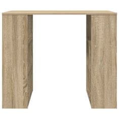 Vidaxl Miza s polico sonoma hrast 90 x 50 x 75 cm Konstruiran les