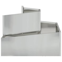 Vidaxl Vrtni Praznik 60x60x50 cm iz Galvaniziranega Jekla
