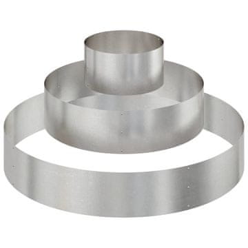 Vidaxl Vrtni lonček srebrna 120 x 120 x 20 cm. Nerjaveče jeklo