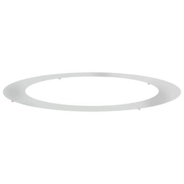 Vidaxl primeren za ravni obroč drevesa srebrna Ø90 / 120 cm