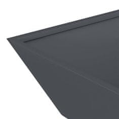 Vidaxl Vrtnarski krožnik 5 pcs Antracit 50 x 50 x 15 cm Jeklo