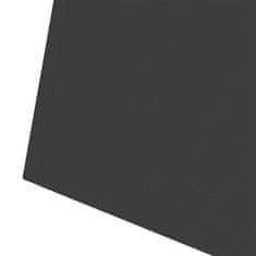 Vidaxl Vrtni steber za rastline s posodo črna 35x35x73 cm jeklo