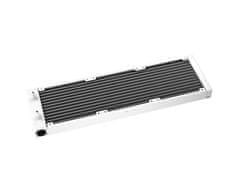 DEEPCOOL AIO Liquid Cooler LE360 V2 komplet za tekočinsko hlajenje, 360mm, ARGB, bel (R-LE360-WHAMMN-G-2)