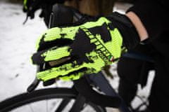 Cappa Racing Rukavice moto CLERMONT textilní krátké černé/fluo S