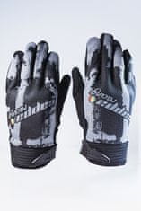 Cappa Racing Rukavice moto CLERMONT textilní krátké černé/šedé 3XL