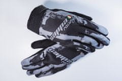 Cappa Racing Rukavice moto CLERMONT textilní krátké černé/šedé 3XL