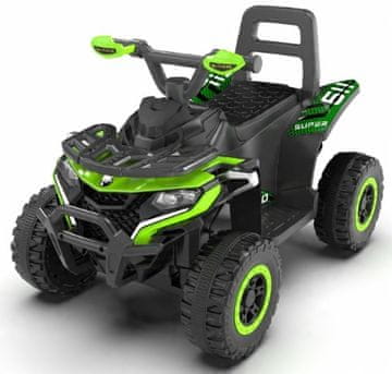 shumee Električni mini akumulatorski štirikolesnik Quad 912 za otroke + zelene luči za MP3