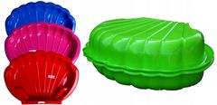 shumee Velik plastični peskovnik SHELL 2 v 1
