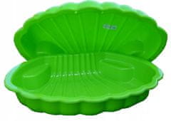 shumee Velik plastični peskovnik SHELL 2 v 1