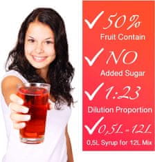 shumee x lahki - z nizko vsebnostjo ogljikovih hidratov - fitnes sirup FruttaMax | brez sladkorja | s stevio | 50–60 % sadnega deleža (2 x 500 ml) (2 x lahki sirup z limono in radlerjem)