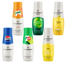 shumee 6x SODASTREAM PEPSI SIRUP + MIRINDA + 7UP + LIMONADA + MOJITO + TONIK