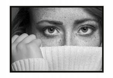 shumee PLAKAT ZA SLIKOVNO PLAKATNO OBLIKO V OKVIRJU 43x33 cm Dekle P913