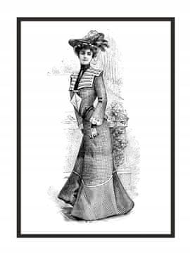 shumee PLAKAT ZA SLIKE V OKVIRJU 53x73 cm Lady P801