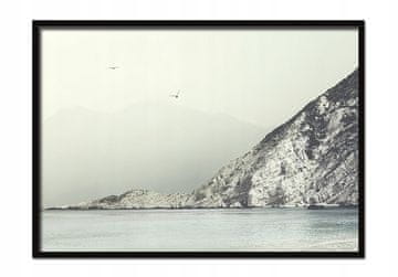 shumee PLAKAT ZA SLIKE V OKVIRJU 53x73 cm Morje P613