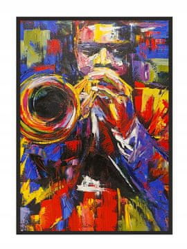 shumee PLAKAT ZA SLIKE V OKVIRJU 53x73 cm Jazz P810