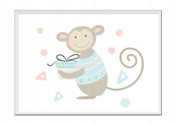 shumee PLAKAT ZA SLIKE V OKVIRJU A4 cm Opica PD205