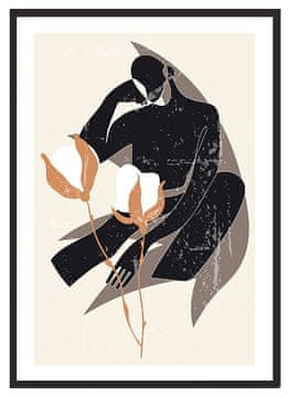 shumee PLAKAT ZA SLIKE V OKVIRJU 53x73 cm Boho P2212